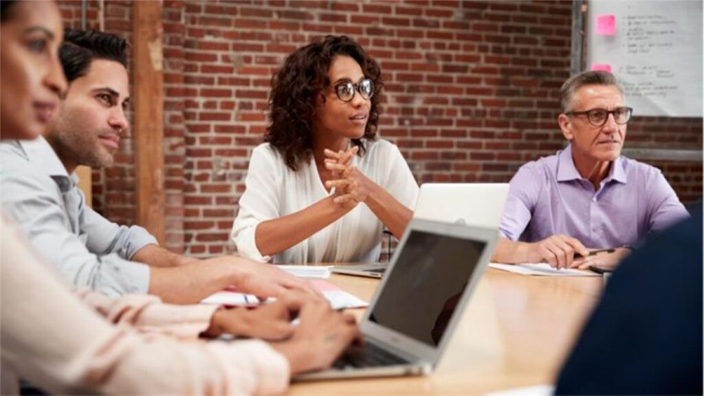 People Having a Meeting